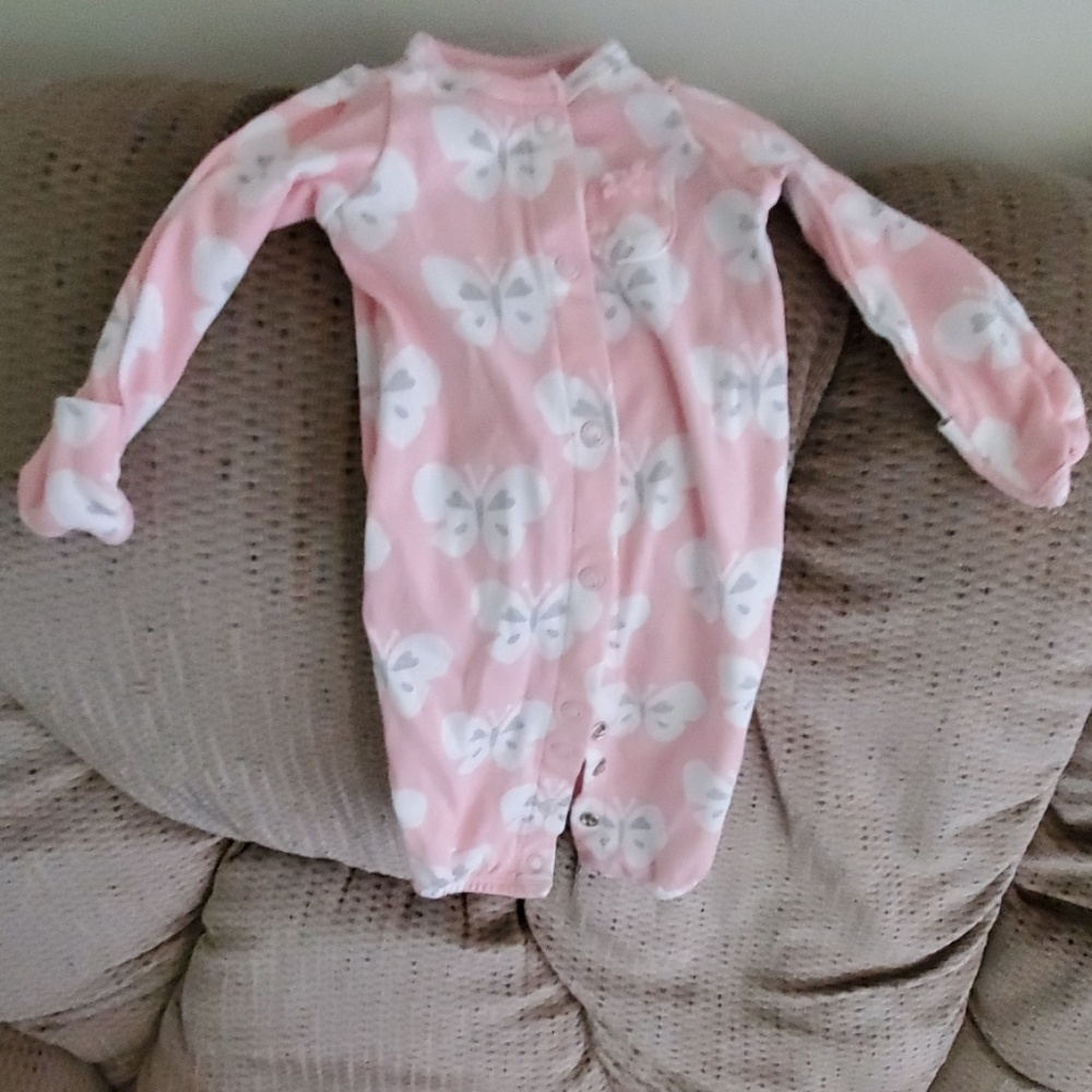 Newborn nightgown footie